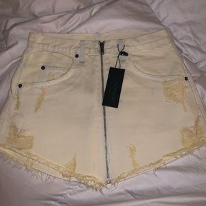 Carmar Denim Yellow Skirt